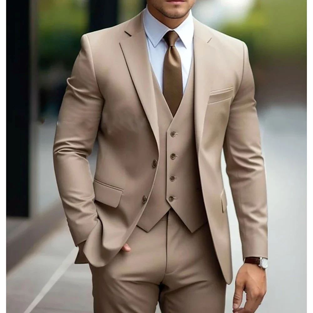 Costume trois pièces homme business casual pour mariage