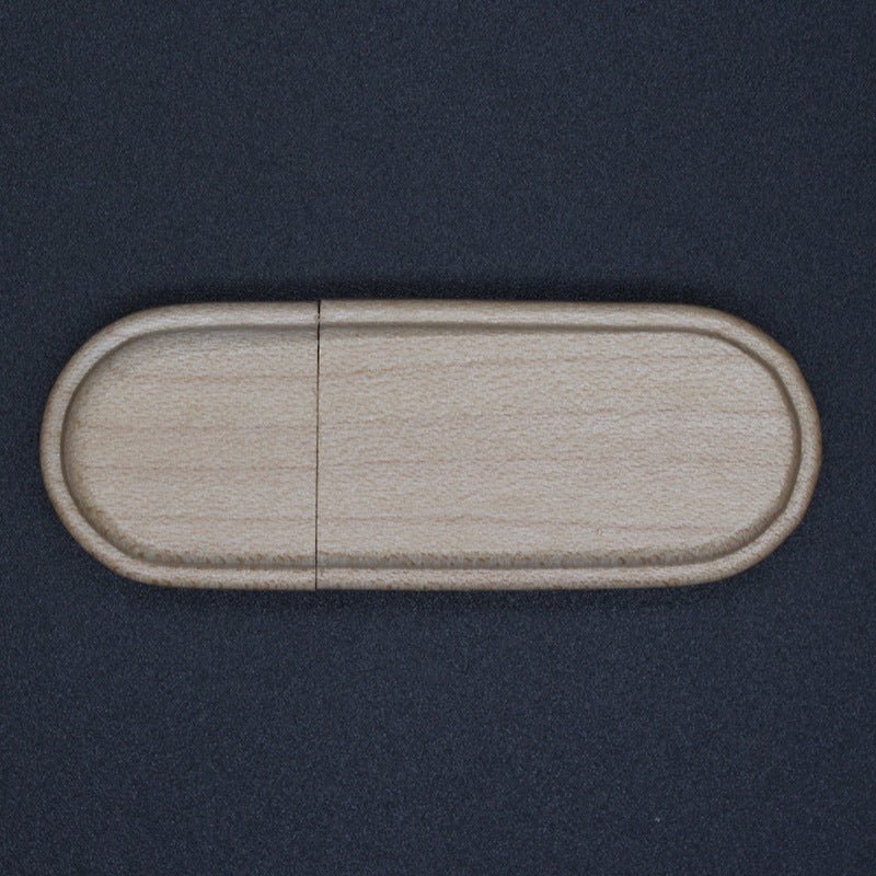 Cadeau d'entreprise personnalisé : clé USB en bois avec logo - Allomarc.com