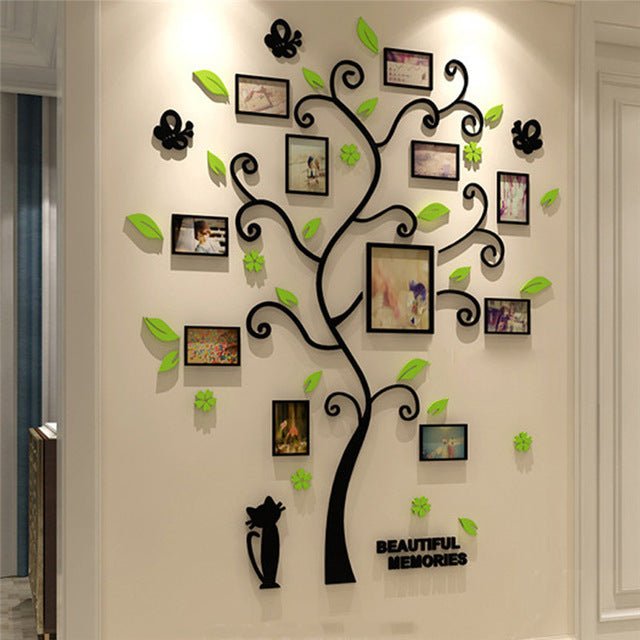 Cadre photo arbre mural pour famille - Allomarc.com