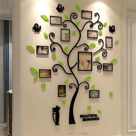Cadre photo arbre mural pour famille - Allomarc.com