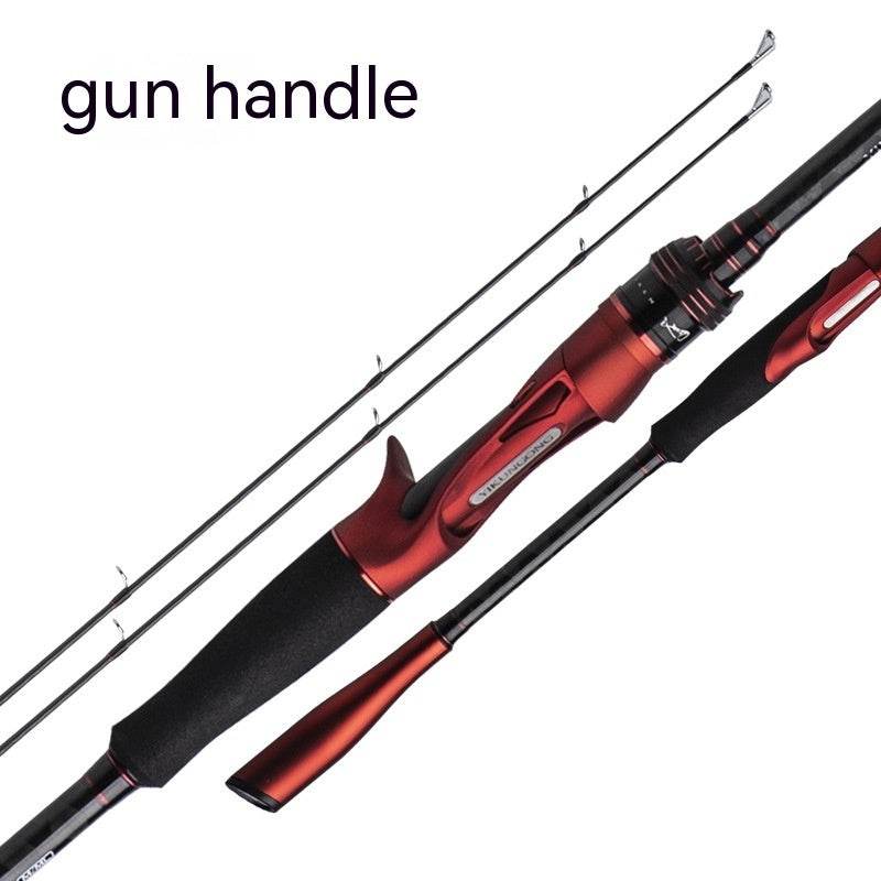 Canne à Pêche Légère en Carbone avec Poignée Droite - Allomarc.com