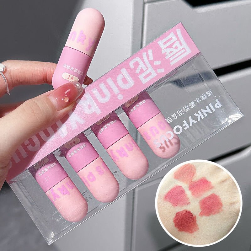 Capsules Lip Mud Suit Matte Finish Velvet PinkyFocus - Allomarc.com