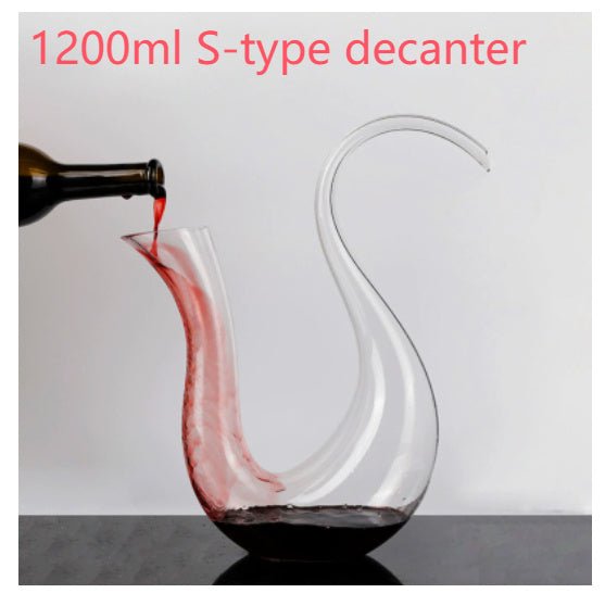 Carafe à Vin en Cristal avec Goulot Verseur pour Bar Familial - Allomarc.com