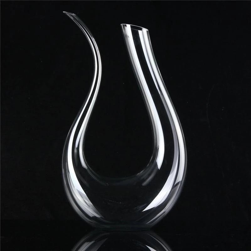 Carafe à Vin en Cristal avec Goulot Verseur pour Bar Familial - Allomarc.com