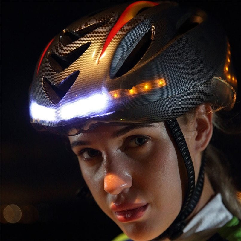 Casque de vélo intelligent avec signalisation LED - Allomarc.com