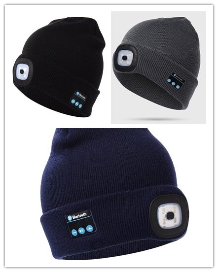 Casquette Bluetooth LED avec Casque Sans Fil Intégré - Allomarc.com