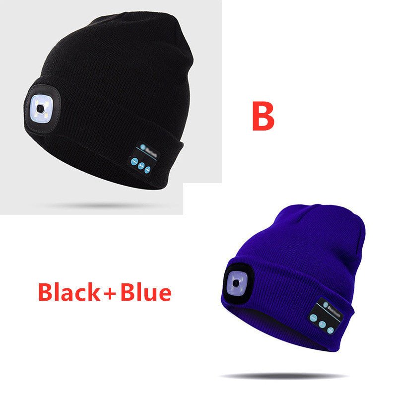 Casquette Bluetooth LED avec Casque Sans Fil Intégré - Allomarc.com