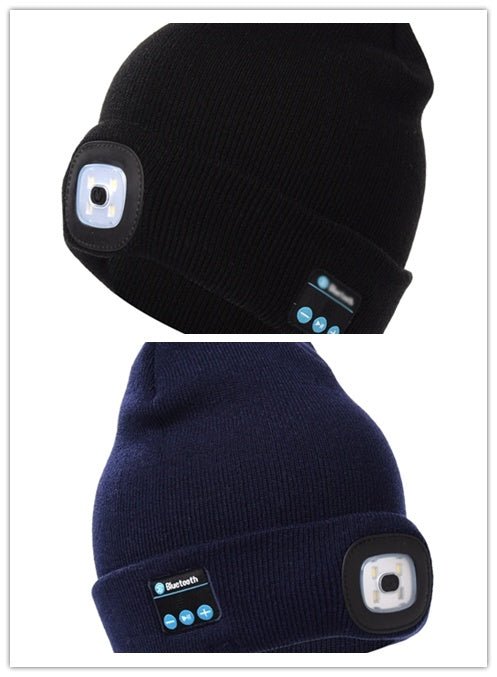 Casquette Bluetooth LED avec Casque Sans Fil Intégré - Allomarc.com