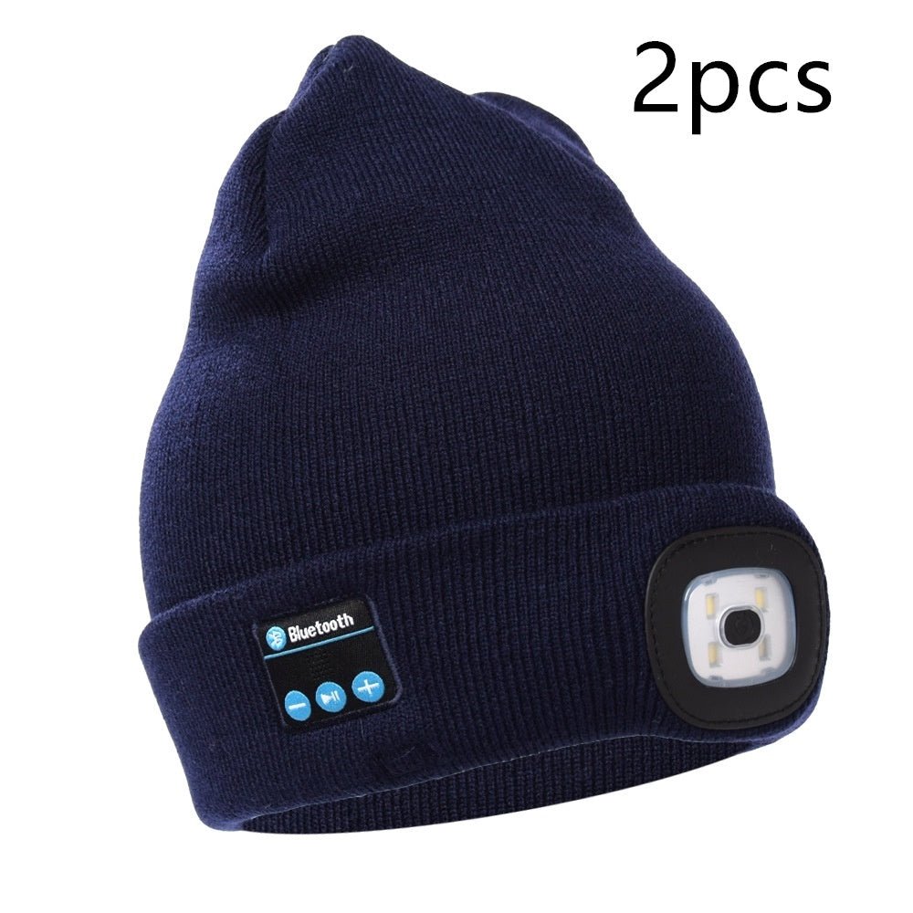 Casquette Bluetooth LED avec Casque Sans Fil Intégré - Allomarc.com