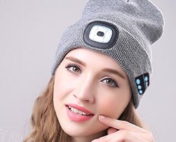 Casquette Bluetooth LED avec Casque Sans Fil Intégré - Allomarc.com