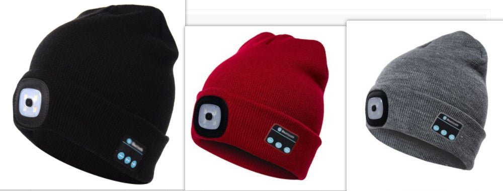 Casquette Bluetooth LED avec Casque Sans Fil Intégré - Allomarc.com