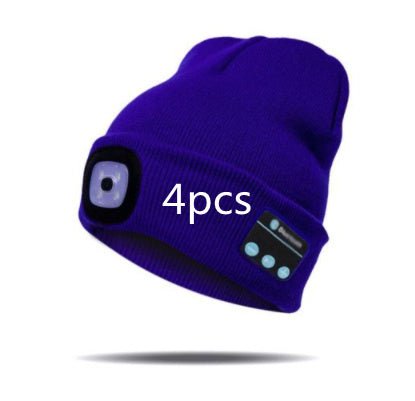 Casquette Bluetooth LED avec Casque Sans Fil Intégré - Allomarc.com