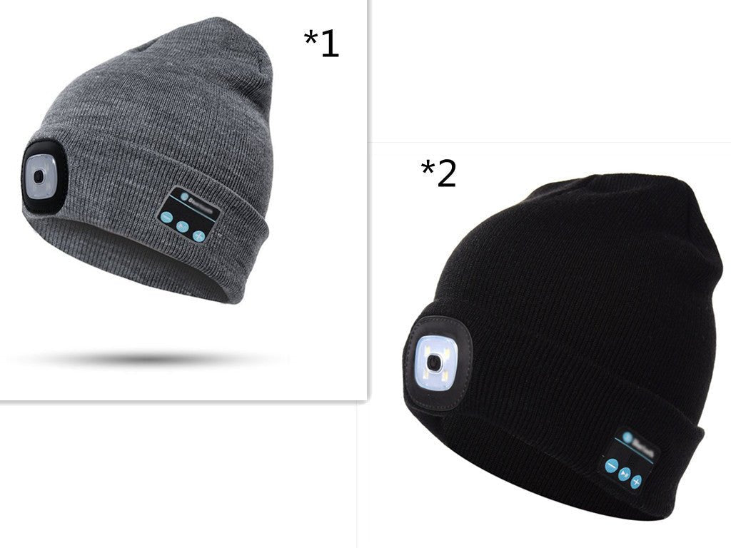 Casquette Bluetooth LED avec Casque Sans Fil Intégré - Allomarc.com