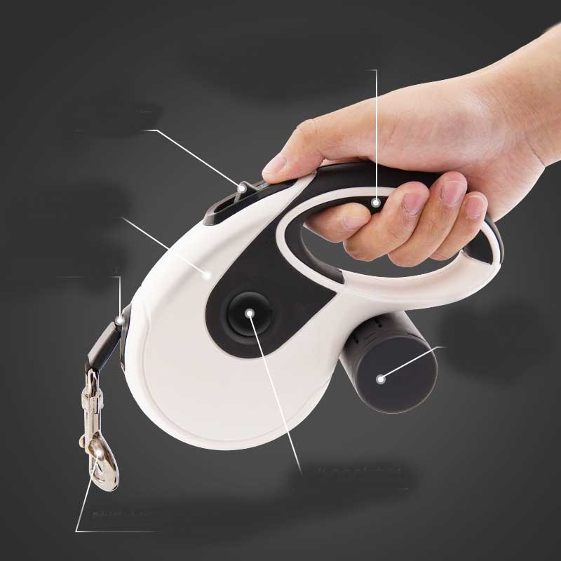 Corde de traction automatique rétractable pour animaux de compagnie