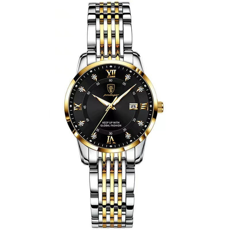 Montre Quartz Lumineuse Étanche pour Femmes