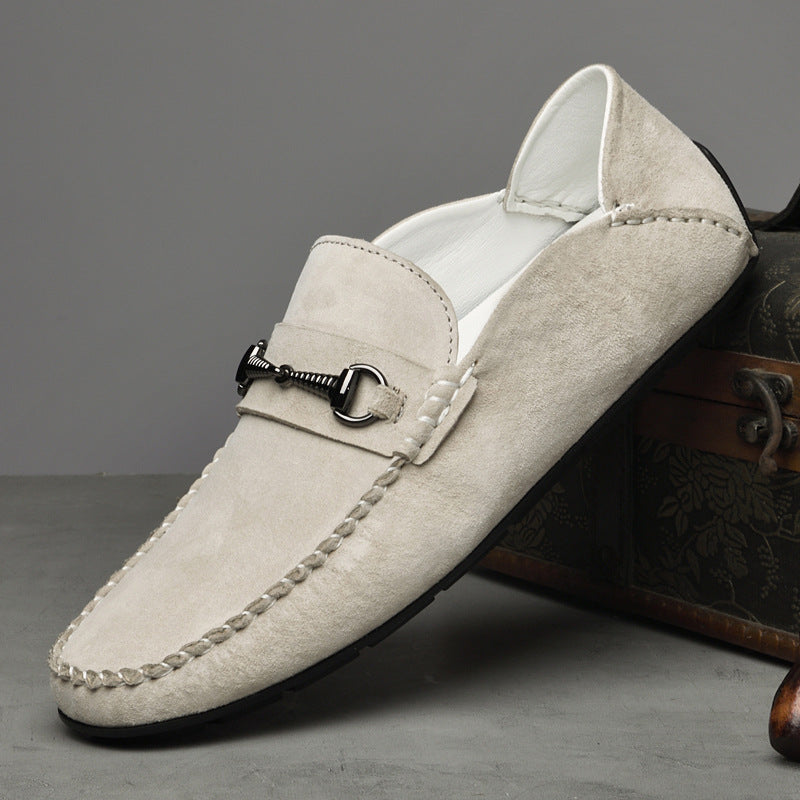 Chaussures Casual en Cuir Suédé Respirantes pour Hommes