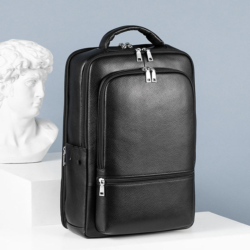 Sac à dos en cuir multifonctionnel pour hommes