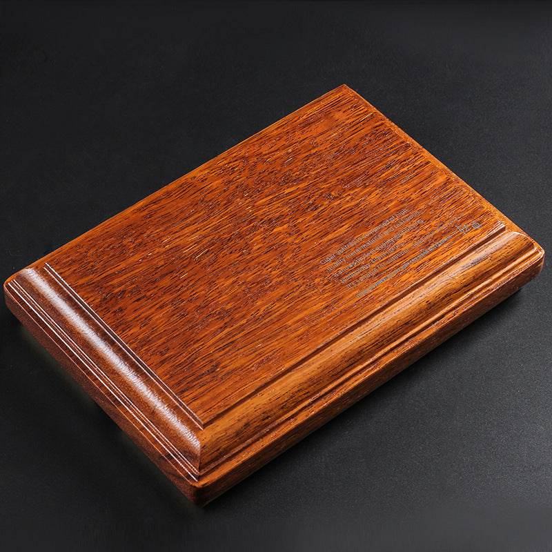 Cendrier Double Slot en Bois et Métal - Allomarc.com