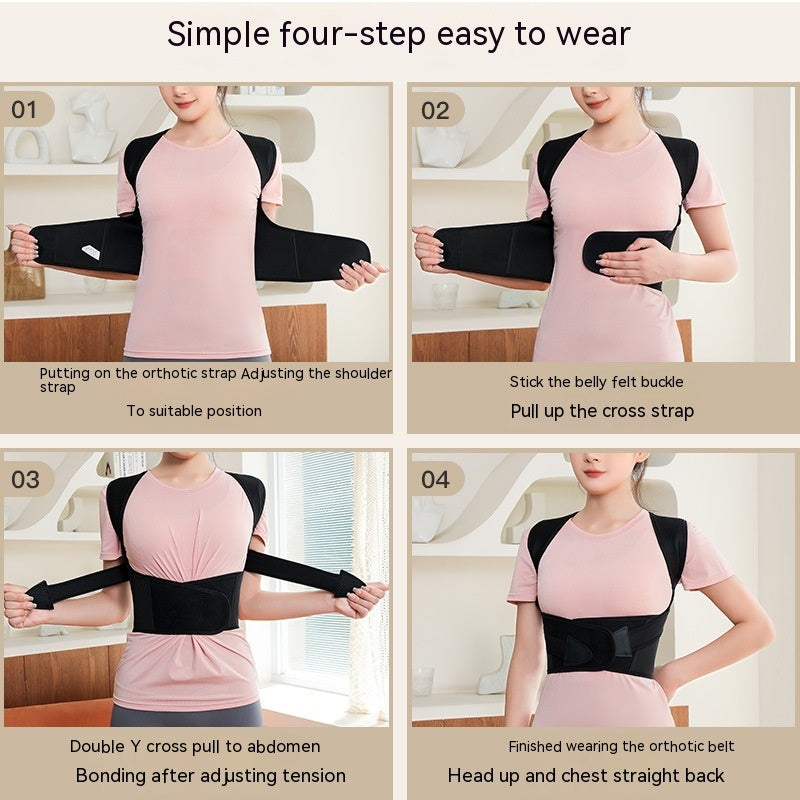 Brassière Correctrice de Posture Unisexe Anti-Cambrement