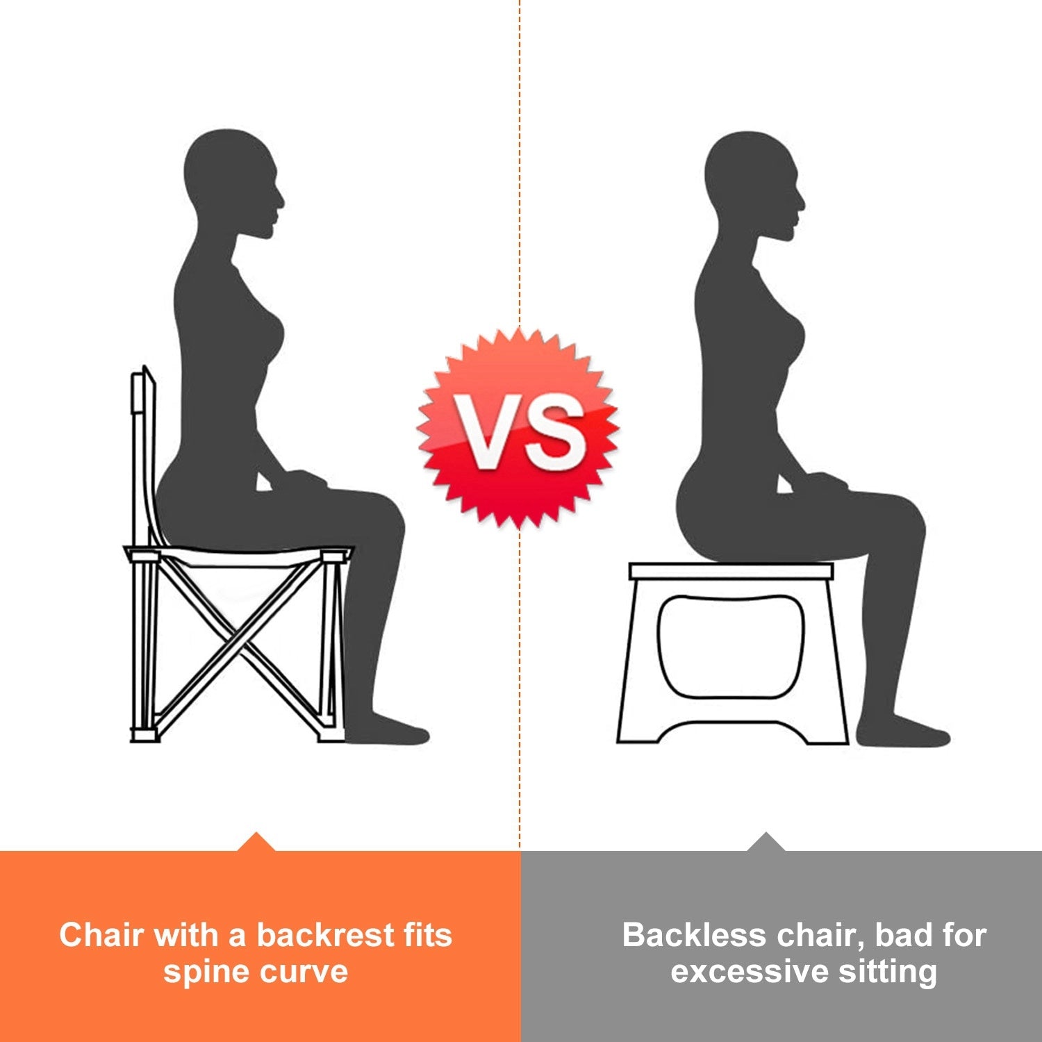 Chaise de Camping Pliable avec Canopy et Porte - Gobelet - Charge Maximale de 330LBS - Allomarc.com