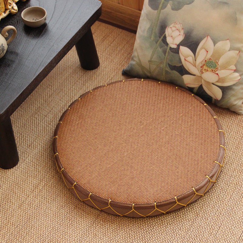 Chaise de Méditation Zabuton, Tapis Tatami Japonais, Coussin de Paille Zabuton - Allomarc.com