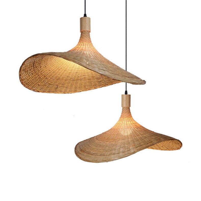 Chandelier en Bambou - Lampes de Style Japonais - Allomarc.com