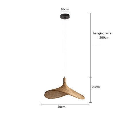 Chandelier en Bambou - Lampes de Style Japonais - Allomarc.com