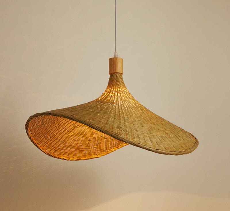 Chandelier en Bambou - Lampes de Style Japonais - Allomarc.com