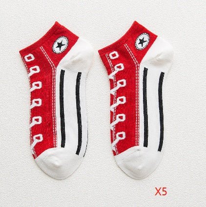 Chaussettes de bateau en coton peigné - Déodorantes et respirantes - Allomarc.com