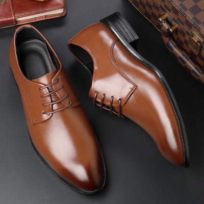 Chaussures de costume pour hommes en cuir noir - Direct usine - Allomarc.com