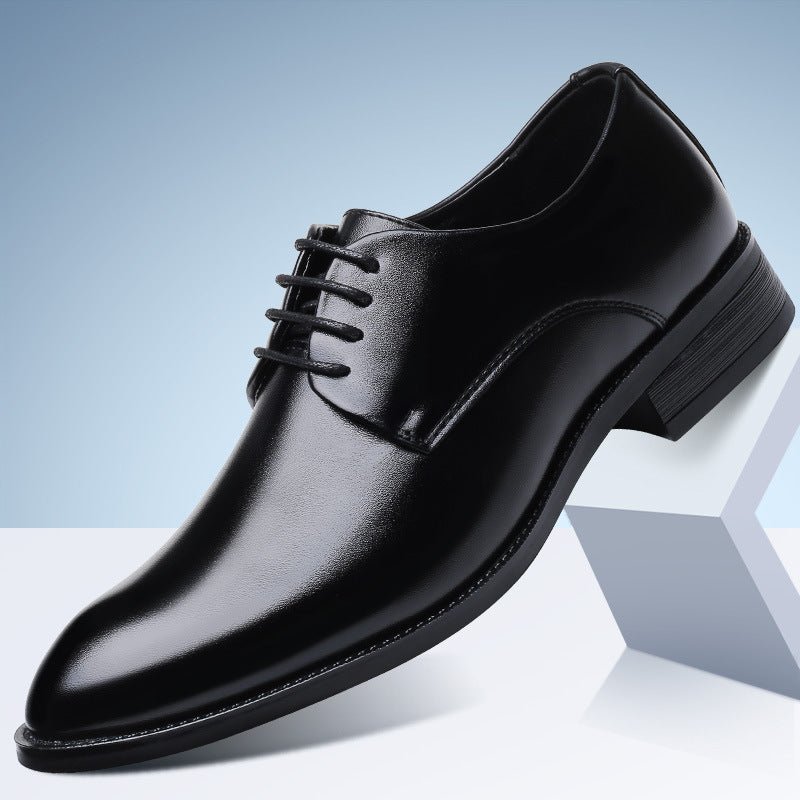 Chaussures de costume pour hommes en cuir noir - Direct usine - Allomarc.com