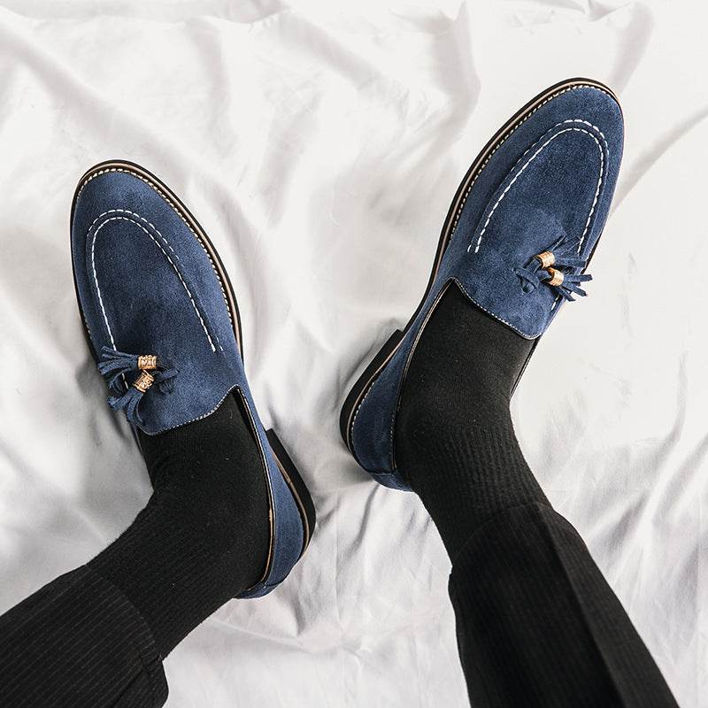 Chaussures de mode en cuir mat pour hommes - Allomarc.com