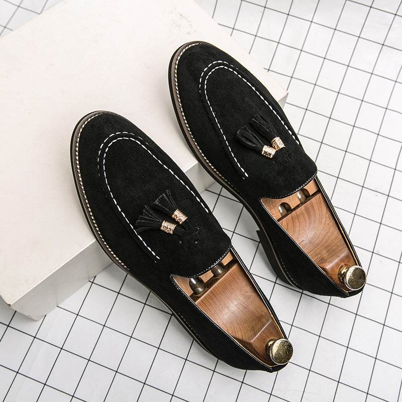 Chaussures de mode en cuir mat pour hommes - Allomarc.com