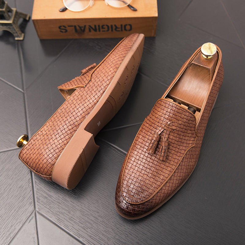 Chaussures Décontractées Britaniques Slip - On pour Hommes - Allomarc.com