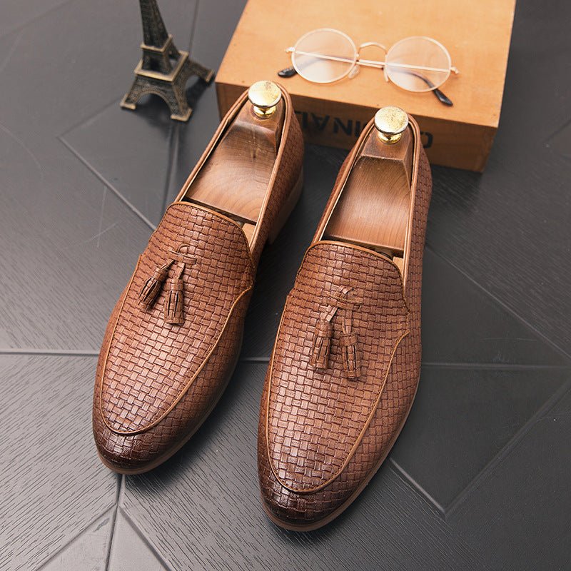 Chaussures Décontractées Britaniques Slip - On pour Hommes - Allomarc.com