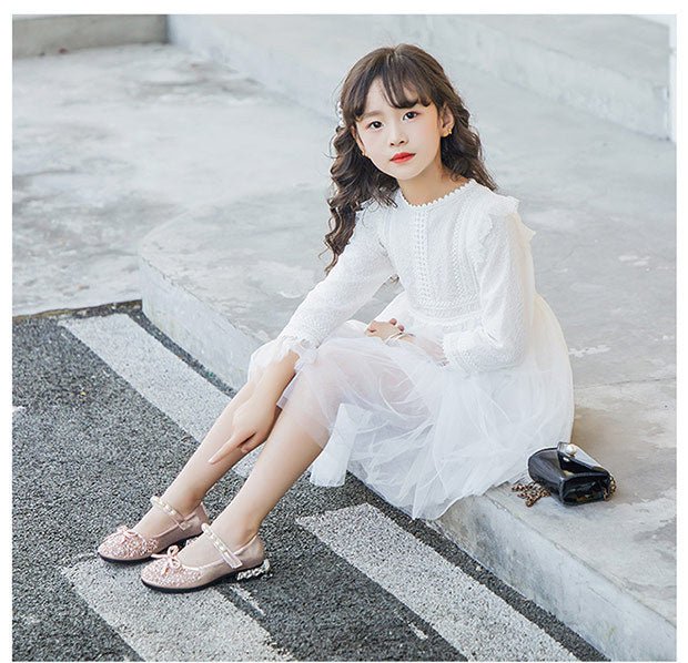 Chaussures en Cuir à Semelle Souple Aisha pour Enfants - Allomarc.com