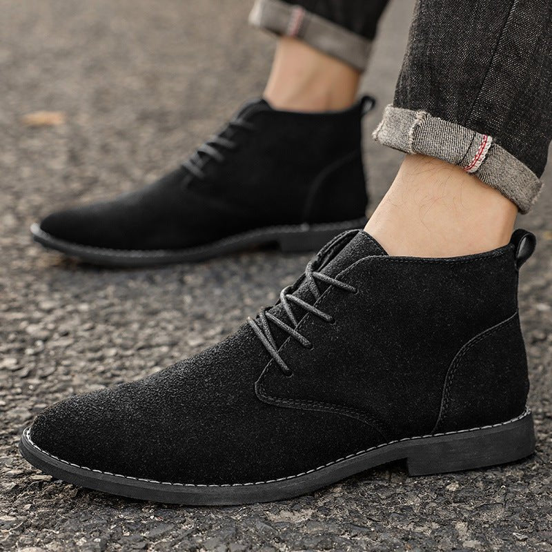 Chaussures et Bottes de Bureau pour Hommes - Style Rétro Britannique - Allomarc.com