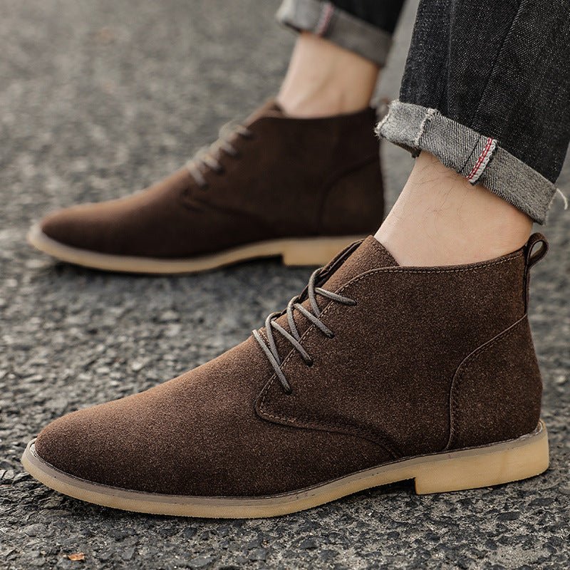 Chaussures et Bottes de Bureau pour Hommes - Style Rétro Britannique - Allomarc.com