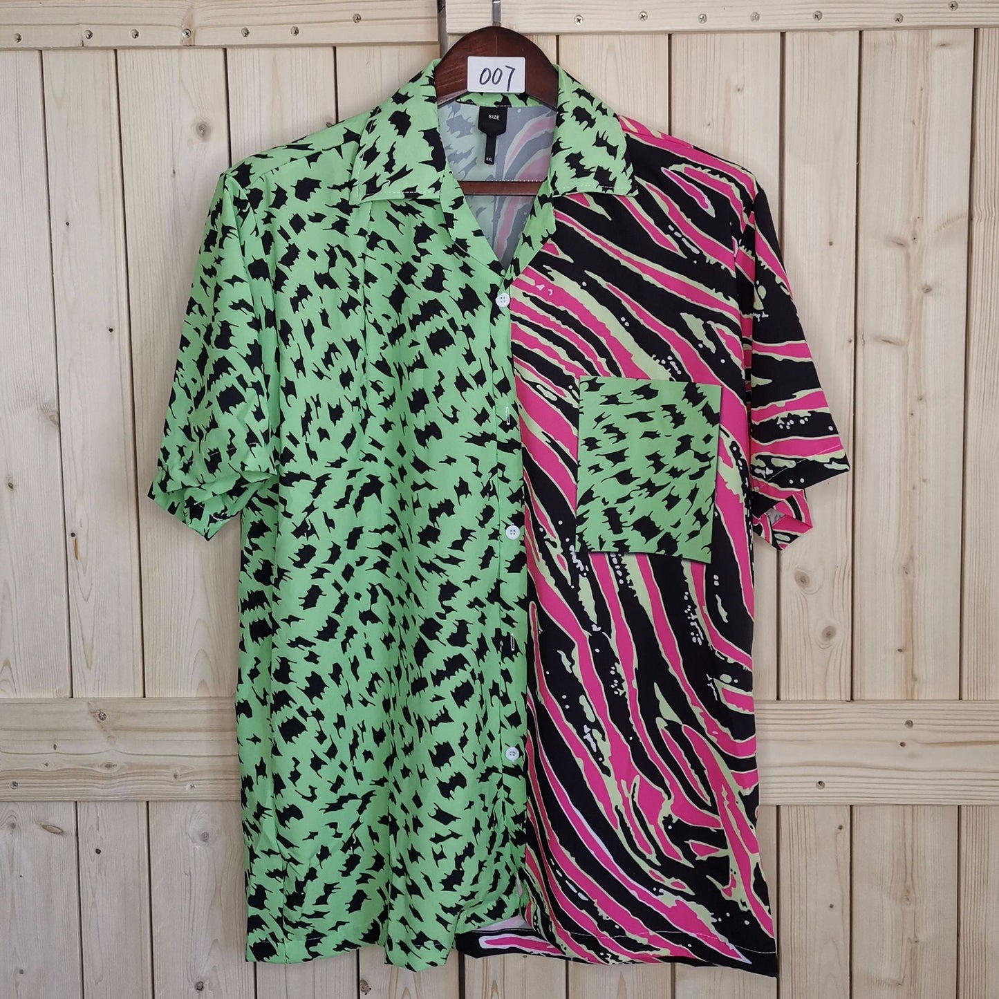 Chemise à manches courtes imprimée pour la plage - Allomarc.com