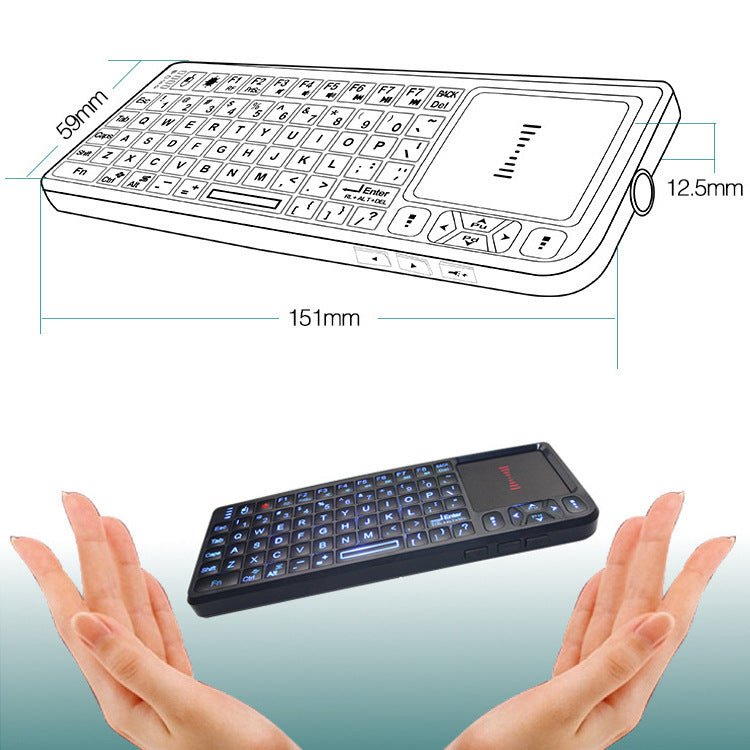 Clavier Bluetooth Laser Mini Flying Squirrel - Allomarc.com