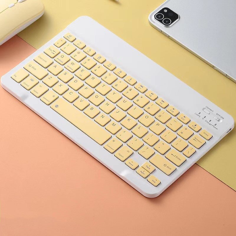 Clavier et Souris Sans Fil Ultra - Fins Compatibles avec Apple - Couleurs Macaron - Allomarc.com