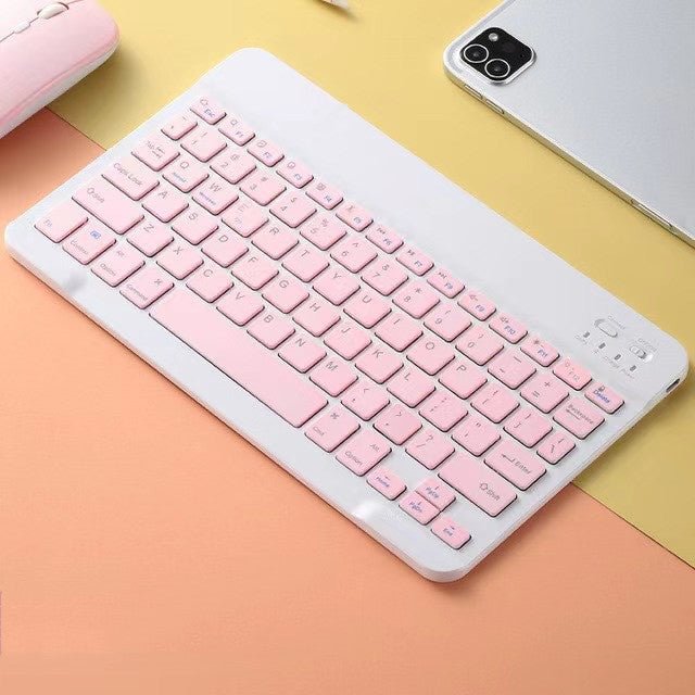 Clavier et Souris Sans Fil Ultra - Fins Compatibles avec Apple - Couleurs Macaron - Allomarc.com