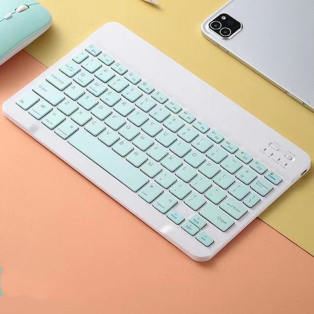 Clavier et Souris Sans Fil Ultra - Fins Compatibles avec Apple - Couleurs Macaron - Allomarc.com
