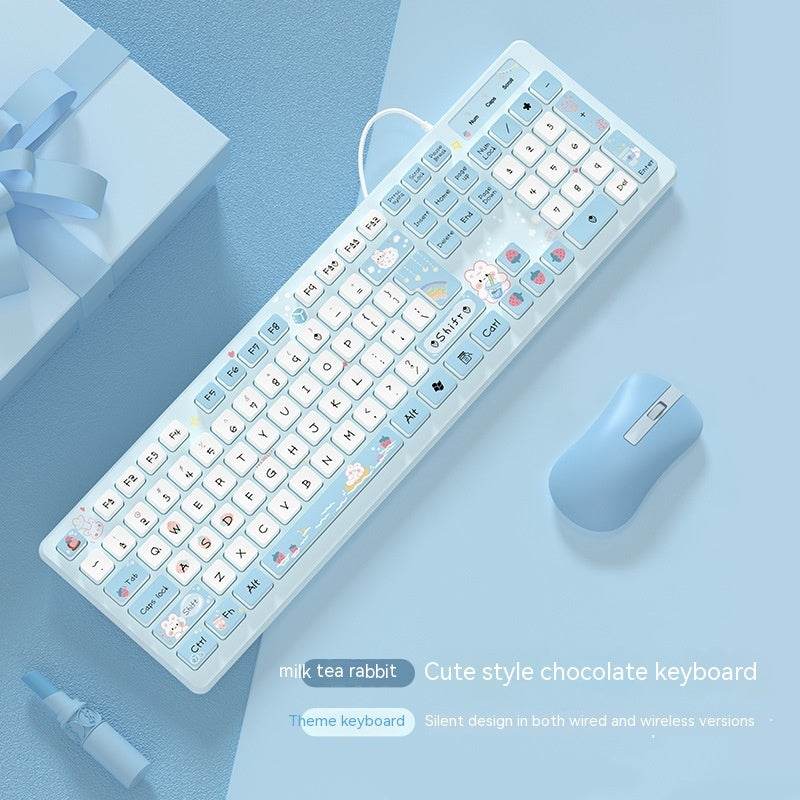 Clavier Filaire Mignon Thé au Lait Lapin Chocolat - Allomarc.com