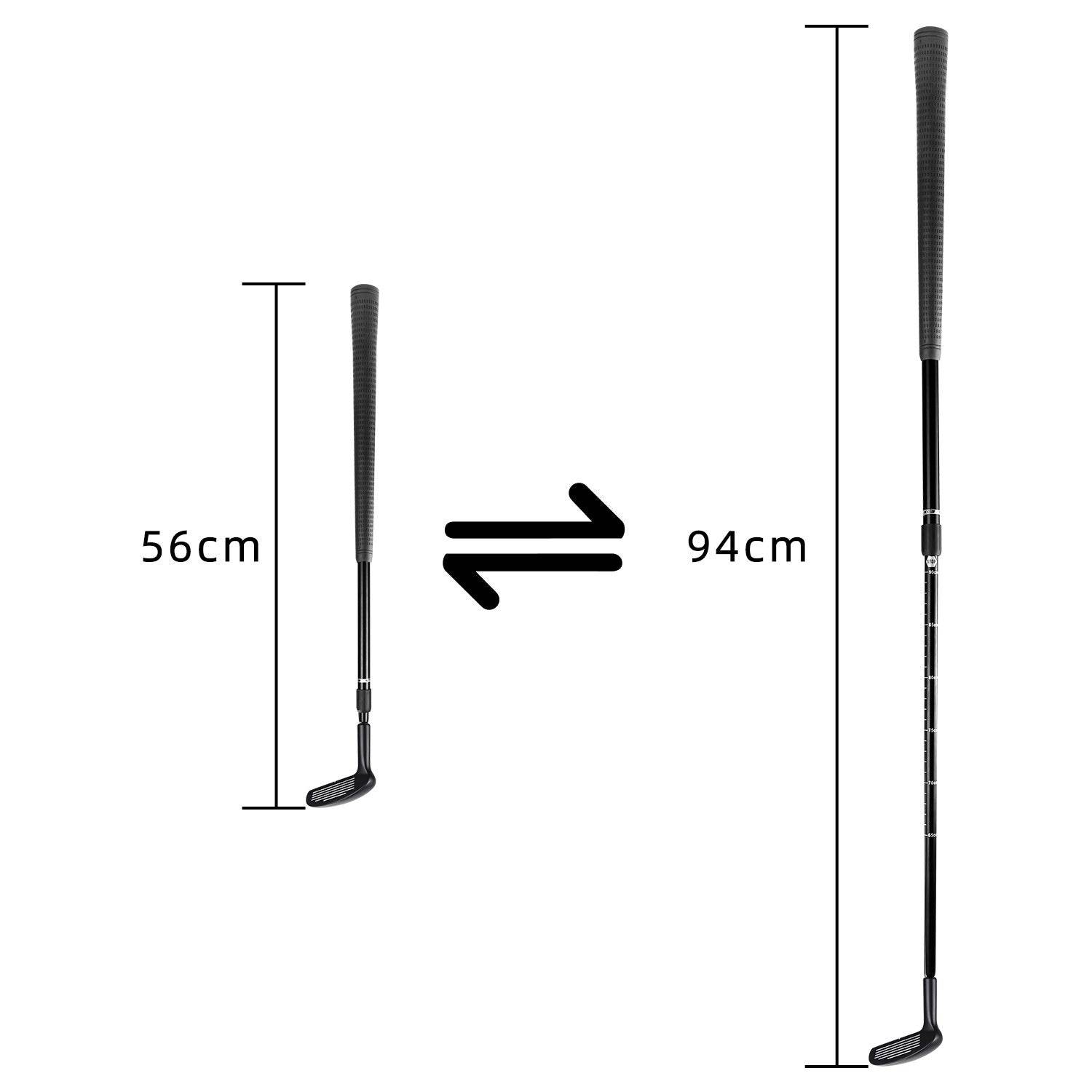 Club de Golf Télescopique en Alliage de Zinc Double Face - Allomarc.com