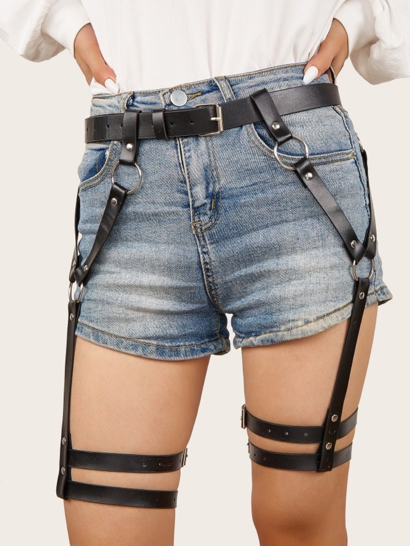 Coffret de Sous - vêtements en Cuir avec Nœud pour Femmes - Allomarc.com