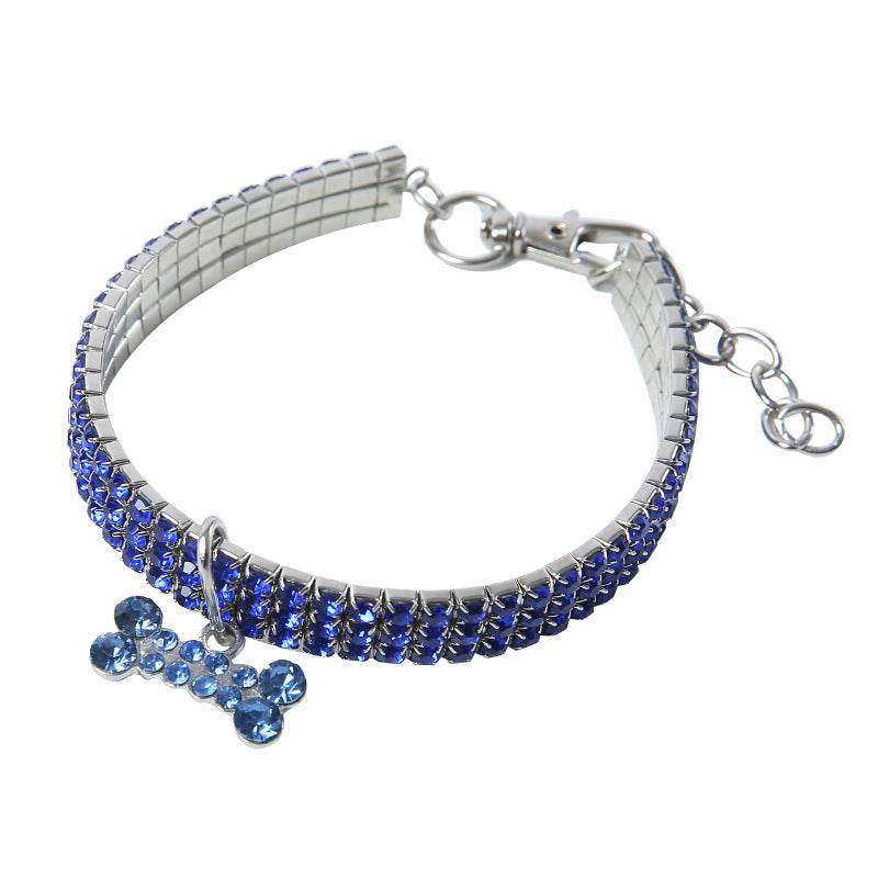 Collier Bling en Strass pour Chiens et Chats - Allomarc.com