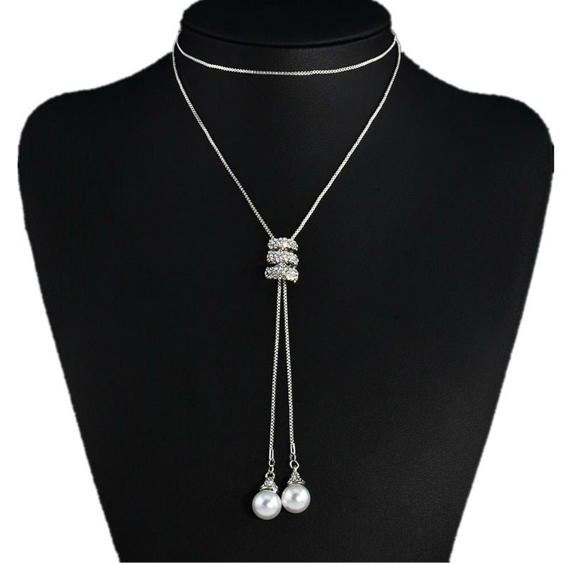 Collier en Perles pour Femmes - Élégance Moderne - Allomarc.com