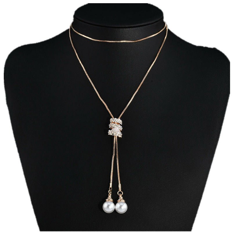 Collier en Perles pour Femmes - Élégance Moderne - Allomarc.com