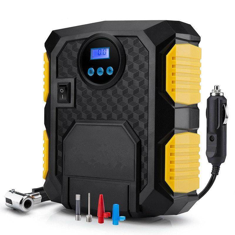 Compresseur d'Air Portable Numérique - 12 Volts - Allomarc.com